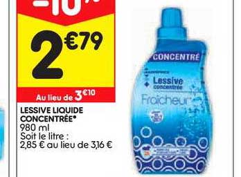 Lessive Liquide Concentrée