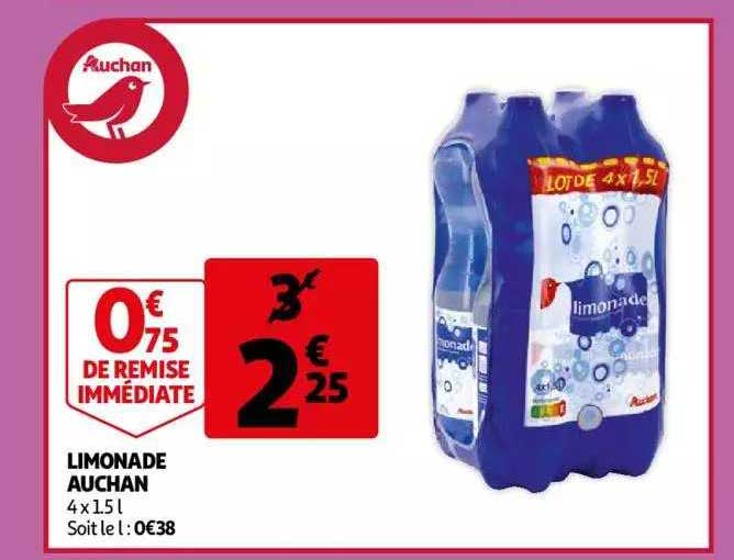 Limonade Auchan