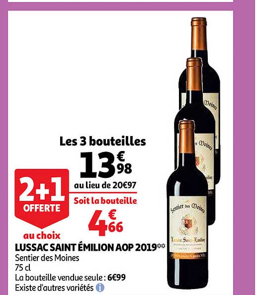 Lussac Saint Emilion Aop 2019