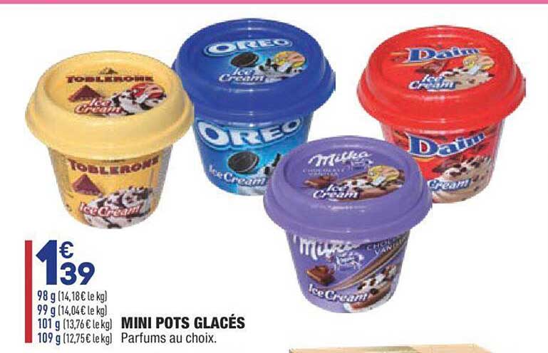 Mini Pots Glaces