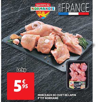 Morceaux De Civet De Lapin P'tit Noemand