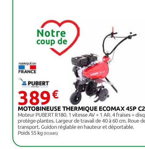 motobineuse thermique ecomax 45p c2