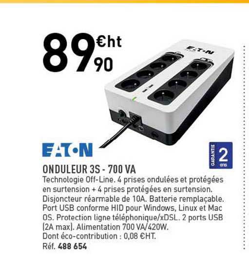 onduleur 3s - 700 va