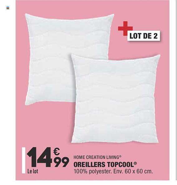 oreillers topcool home creation living