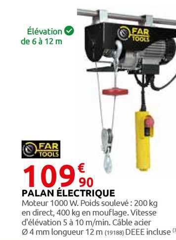 palan électrique far tools