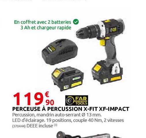 Perceuse à Percussion X-fit Xf-impact Far Tools