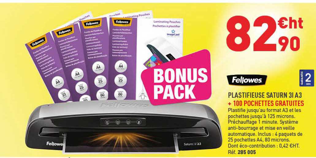 plastifieuse saturn 3i a3