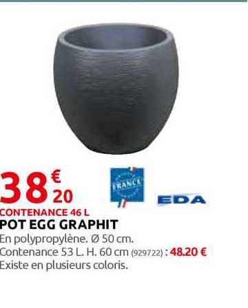 Pot Egg Graphit
