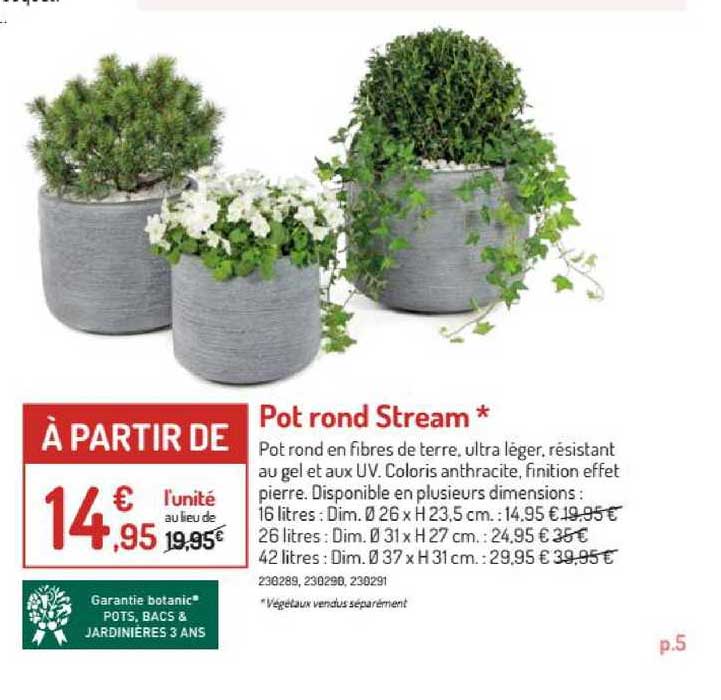 pot rond stream