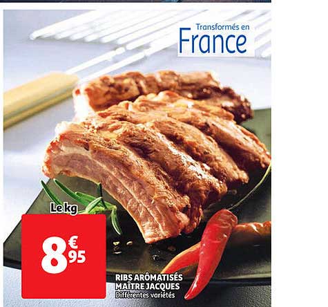 Ribs Aromatises Maitre Jacques