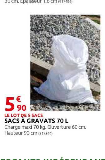 sacs à gravats 70 l