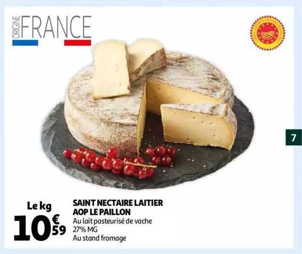 saint nectaire laitier aop le paillon