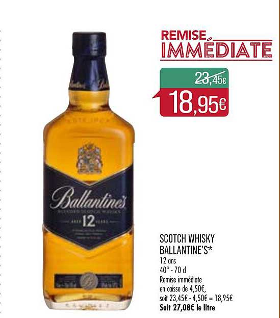 Scoth Whisky Ballantine's