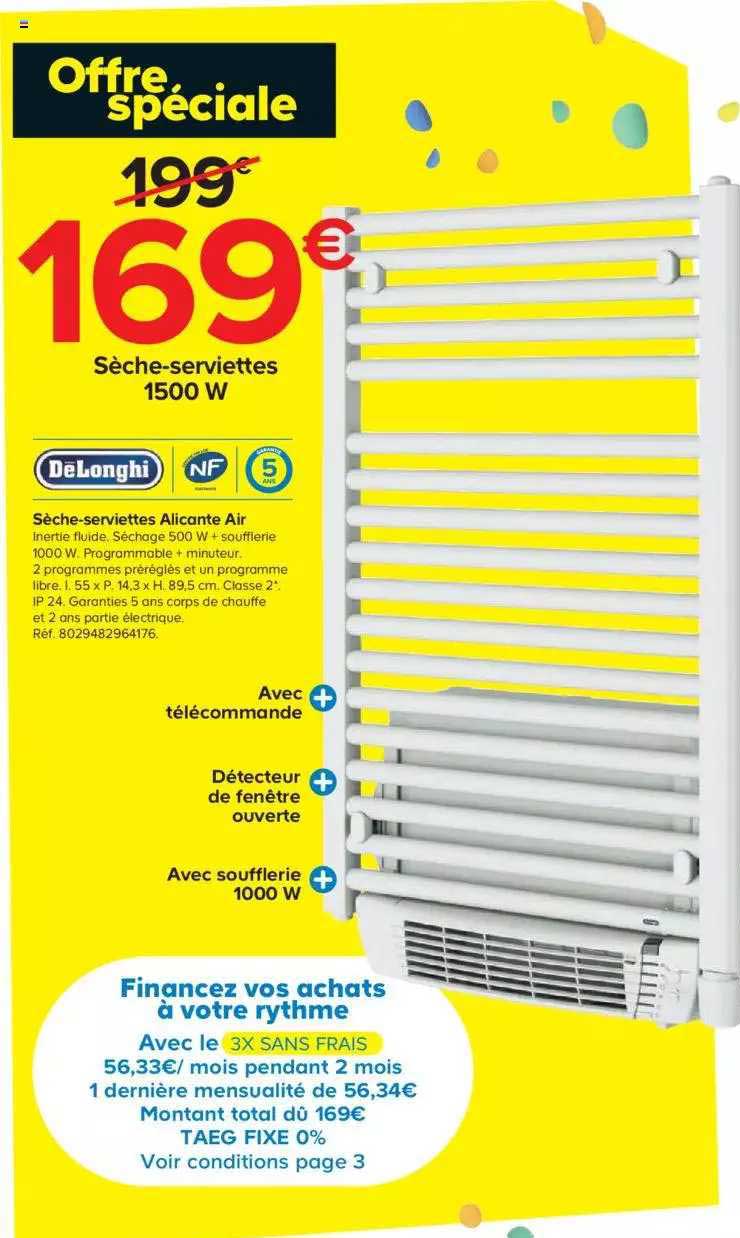 sèche-serviette alicante air