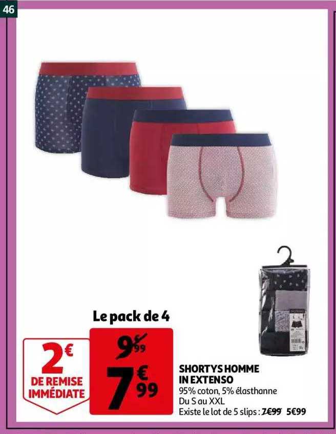 shortys homme in extenso