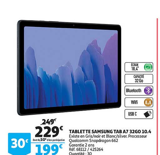 Tablet Samsung Tab A7 32GO 10.4