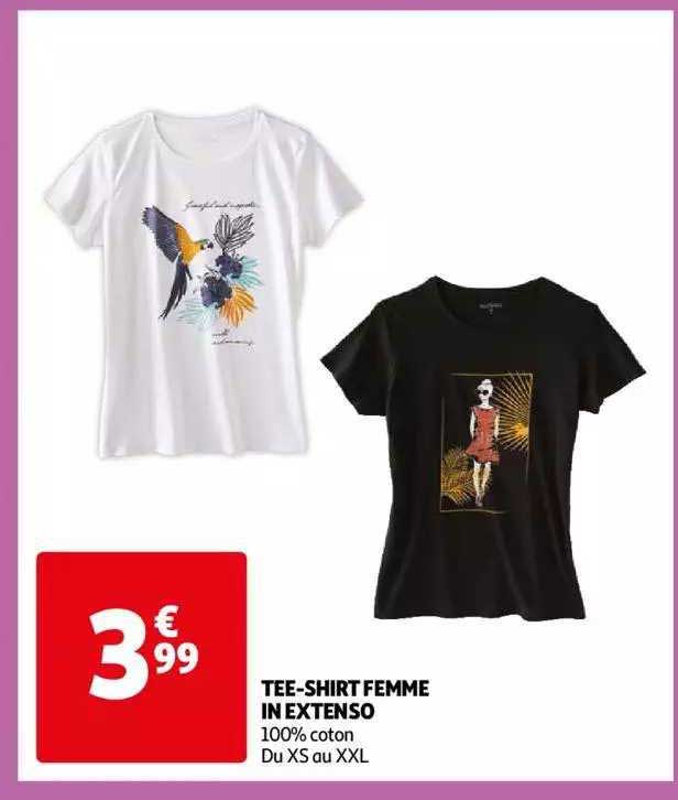 tee-shirt femme in extenso