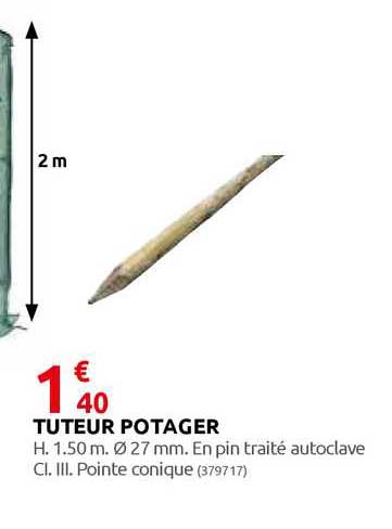 Tuteur Potager