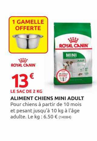 aliment chiens mini adult royal canin