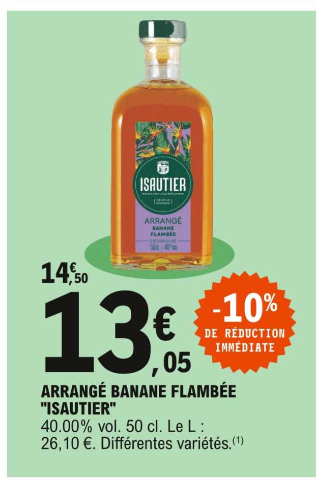 arrangé banane flambée "isautier"