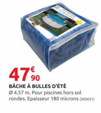 Bâche à Bulles D'été