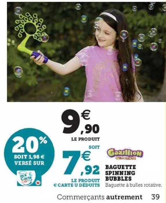 baguette spinning bubbles gazillion