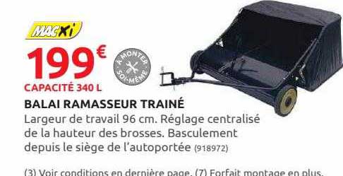 balai ramasseur trainé macxi
