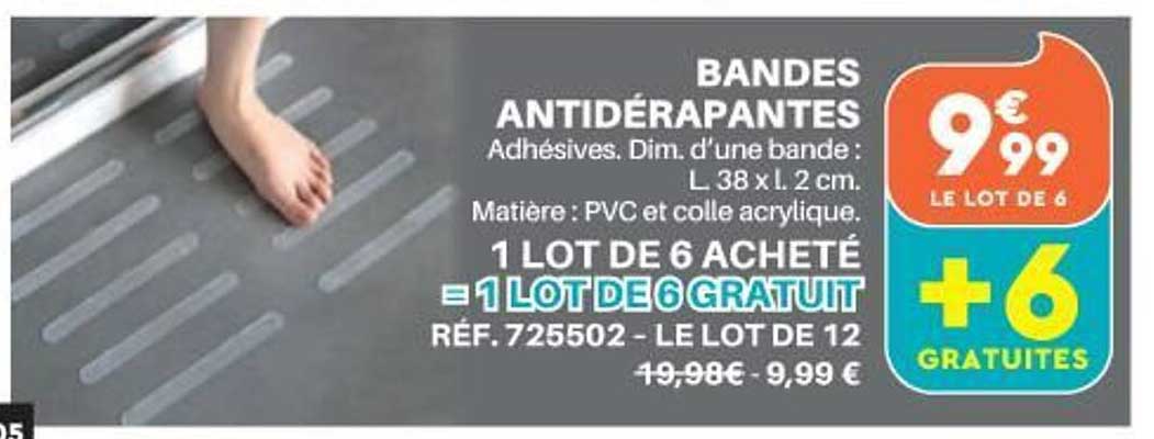 bandes antidérapantes