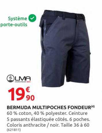 bermuda mutlipoches fondeur lma