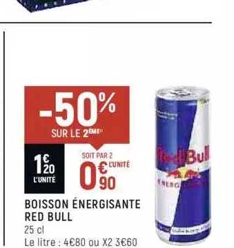 boisson énergisante red bull