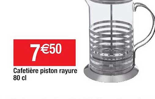Cafetière Piston Rayure 80 Cl