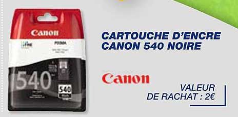 cartouche d'encre canon 540 noire canon