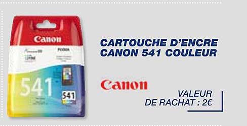 cartouche d'encre canon 541 couleur