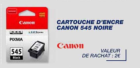 cartouche d'encre canon 545 noire