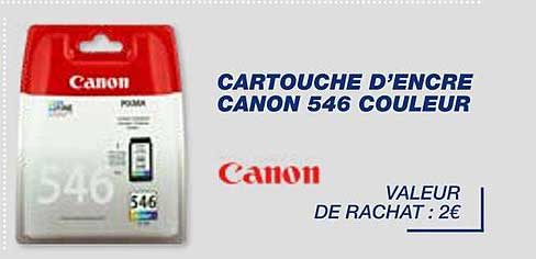 cartouche d'encre canon 546 couleur