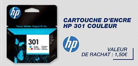 cartouche d'encre hp 301 couleur