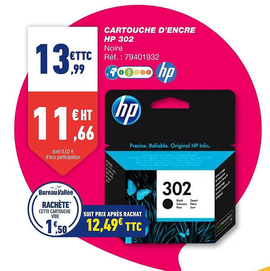 cartouche d'encre hp 302
