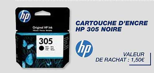 cartouche d'encre hp 305 noire