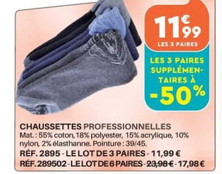 chaussettes professionnelles