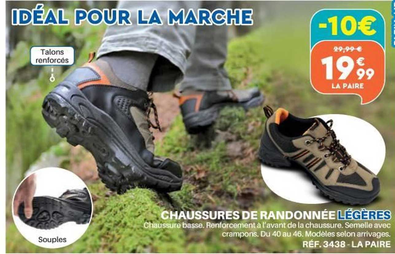 chaussures de randonnée légères