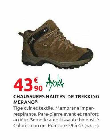 chaussures hautes de trekking merano