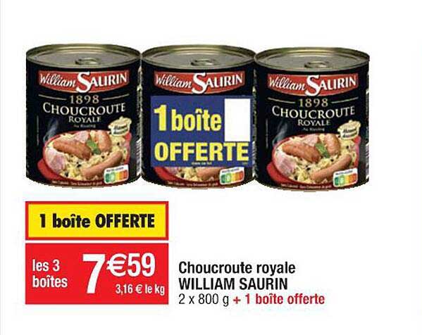 choucroute royale william saurin