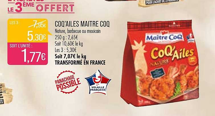 Coq'ailes Maître Coq