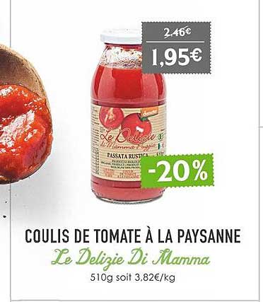 coulis de tomate à la paysanne le delizie di mamma
