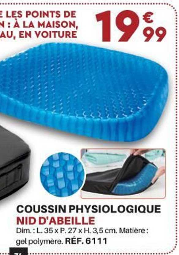 coussin physiologique nid d'abeille
