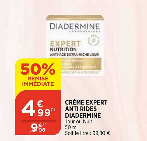 crème expert anti rides diadermine
