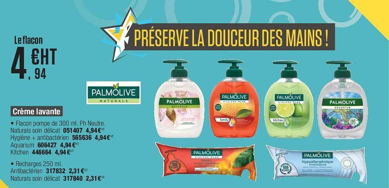 crème lavante palmolive
