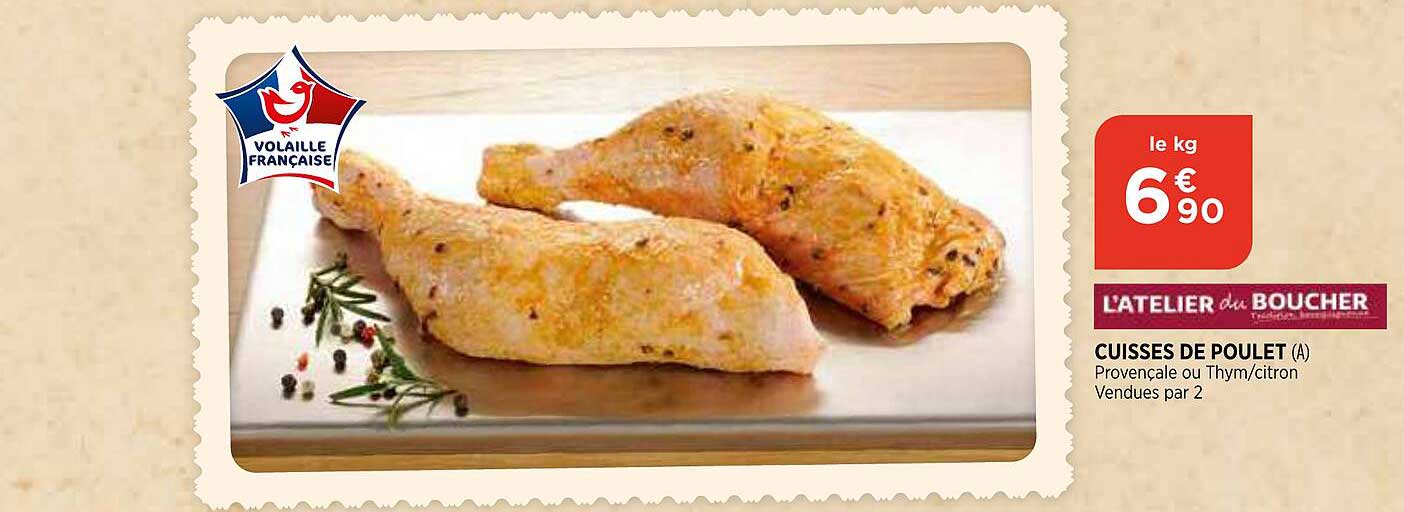 cuisse de poulet l'atelier du boucher