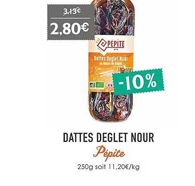 dattes deglet nour pépite