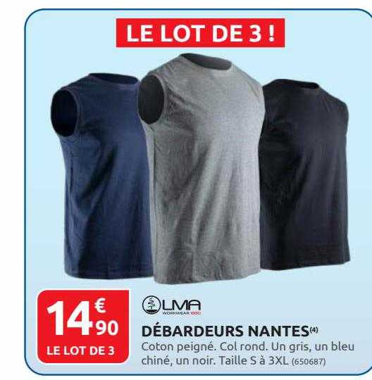 débardeurs nantes lma